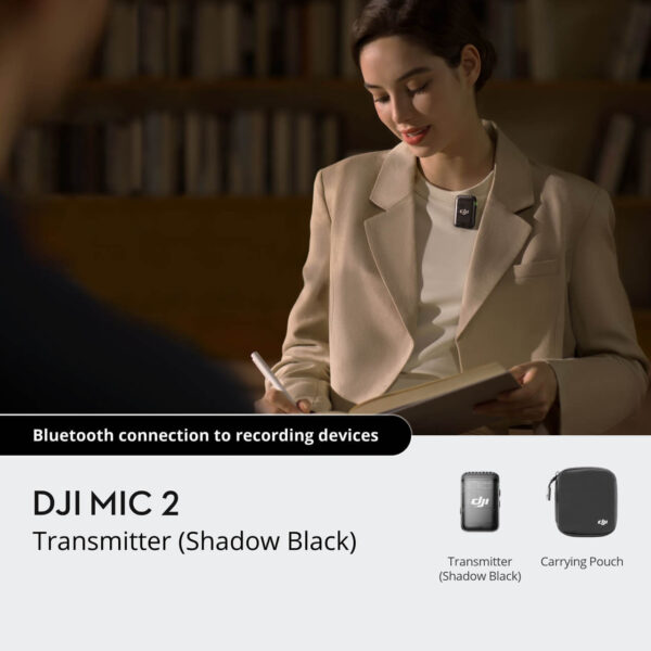 Transmisor DJI Mic 2 (negro sombra) - Imagen 5